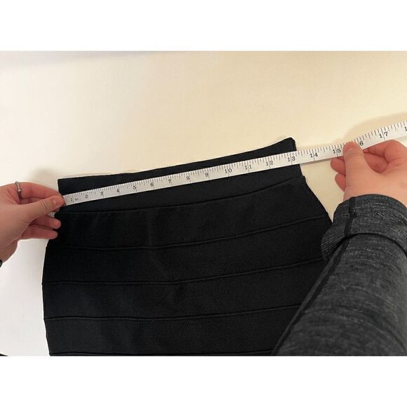 Windsor Womens Pull on Stretchy Mini Casual Skirt Black Size Large - Picture 7 of 8